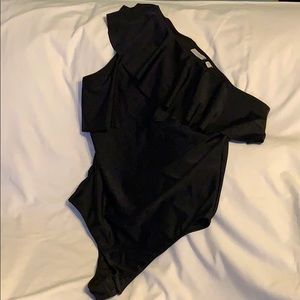 NY&Co. Eva Mendez black off the shoulder bodysuit